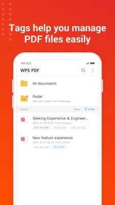 WPS PDF- lite PDF Reader, Viewer & Editor Free android App screenshot 4